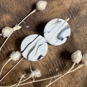 Handmade polymer clay earrings in the style Tasha